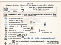 Mẫu giấy khám sức khỏe làm giấy phép lao động mới nhất theo Thông tư 25-2026-BYT